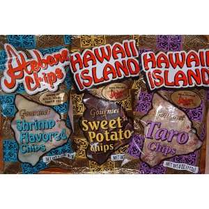   Variety Pack Chips Taro, Sweet Potato and Shrimp Chips (Six Bags