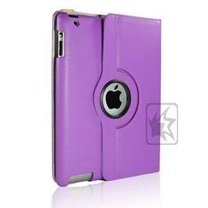  Case Star ® Purple 360 Degrees Rotating Smart Stand Case 