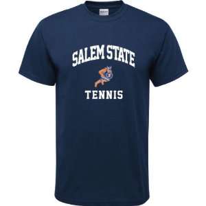   Salem State Vikings Navy Youth Tennis Arch T Shirt