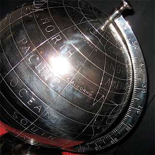 14  Aluminum Etched World Globe *New*  