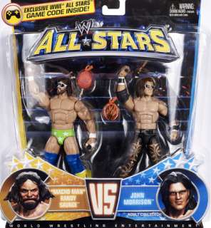 MACHO MAN & JOHN MORRISON ALL STARS 2 PACK WWE FIGURES  