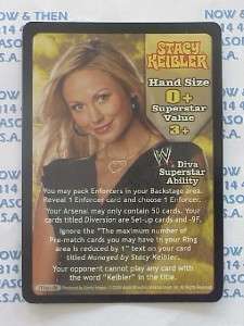 Raw Deal WWE V16.0 Stacy Keibler Superstar Card  