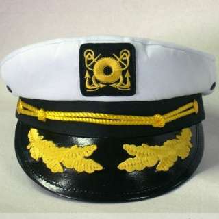 NEW Captain Cap Captains Hat, CAPTAINS HAT SEA Yacht  