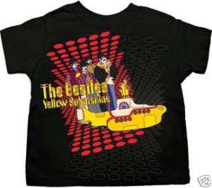 Shirt THE BEATLES YELLOW SUBMARINE DIMENSION 2t 3t 4t  
