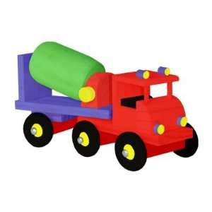  Cement Truck Wood Craft Kit Toys & Games
