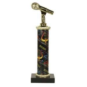  Trophy Paradise Deluxe Singing Microphone Trophy   Marble 