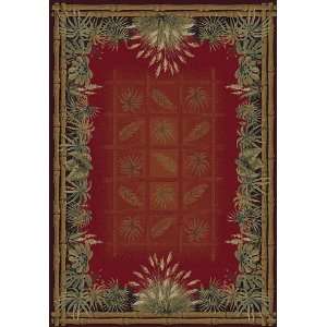  New Persian Area Rugs Carpet Palmetto Crimson 3x5 