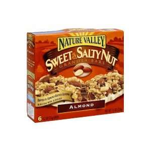 Nature Valley Sweet & Salty Nut Granola Bars, Almond, 7.4 oz, (pack of 