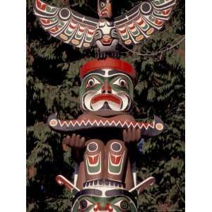  Totem in Stanley Park, Vancouver, British Columbia, Canada 