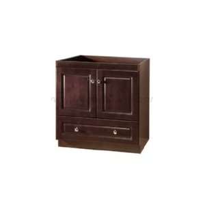   30 Wood Vanity Cabinet W/ Doors & Bottome Drawer VD3021 LA W01 White
