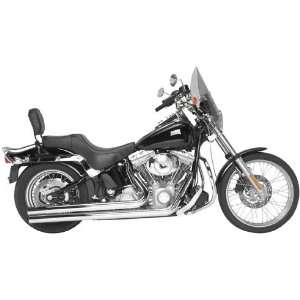 Rush Exhaust Long Style Full System   Chrome   1.50in. Baffle   Slash 