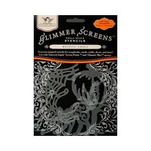  Glimmer Screen Stencils 5/Pkg Halloween Hauntings