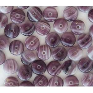   Swirl Czech Glass Rondelle Wafer Disc Beads 4mm Arts, Crafts & Sewing