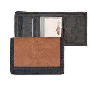  Toronto Maple Leafs Leather and Nylon Embossed Trifold Wallet 