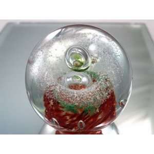   Wave Bubble Handmade Art Glass Paperweight Pw 238