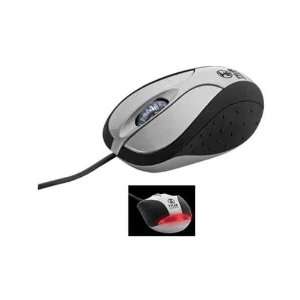  3D optical mouse with rubberized side comfort grips. Electronics