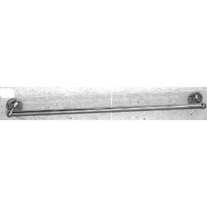    Exhibition Metal Single Towel Bar Polished Nickel