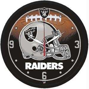    Oakland Raiders NFL Round Wall Clock by Wincraft