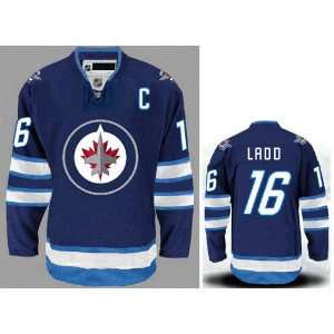  New Winnipeg Jets Jersey #16 Ladd Blue Hockey Jersey Size 