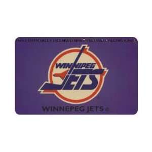   Phone Card $10. NHL National Hockey League Large Winnipeg Jets Logo
