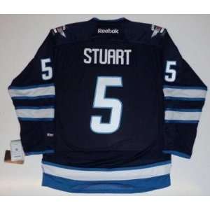  Mark Stuart Winnipeg Jets Reebok Premier Jersey   XX Large 