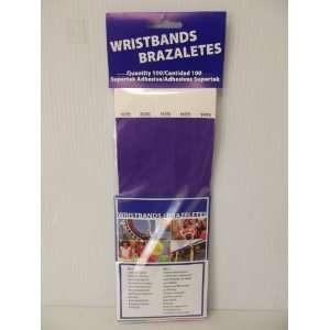  Purple Wristbands  100pcs 